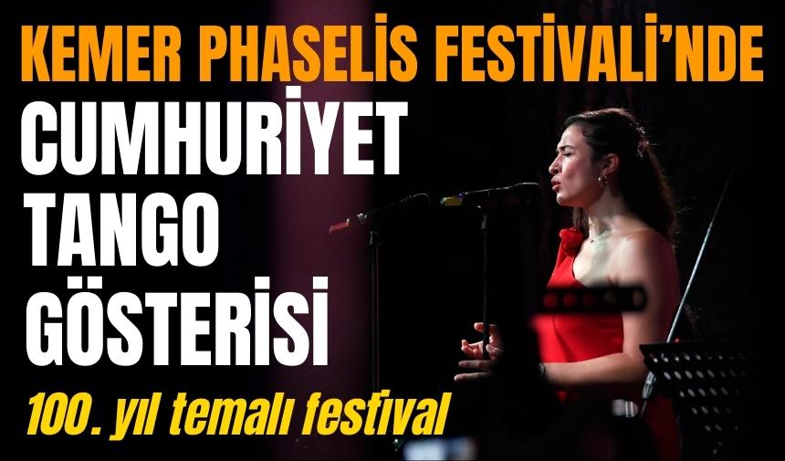 Kemer’de Phaselis Festivali dolu dolu