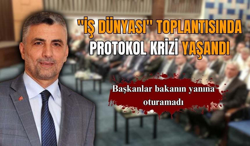 İzmir İş Dünyası Toplantısı'nda protokol krizi