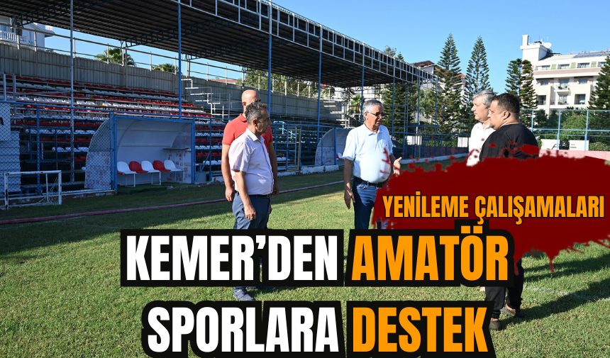 Kemer’den amatör sporlara destek