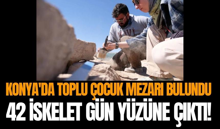 Konya'da Antik Kent'te toplu çocuk mezarı bulundu