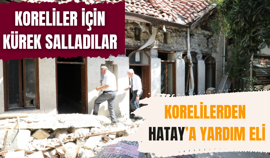 Koreliler Hatay'da kürek salladı