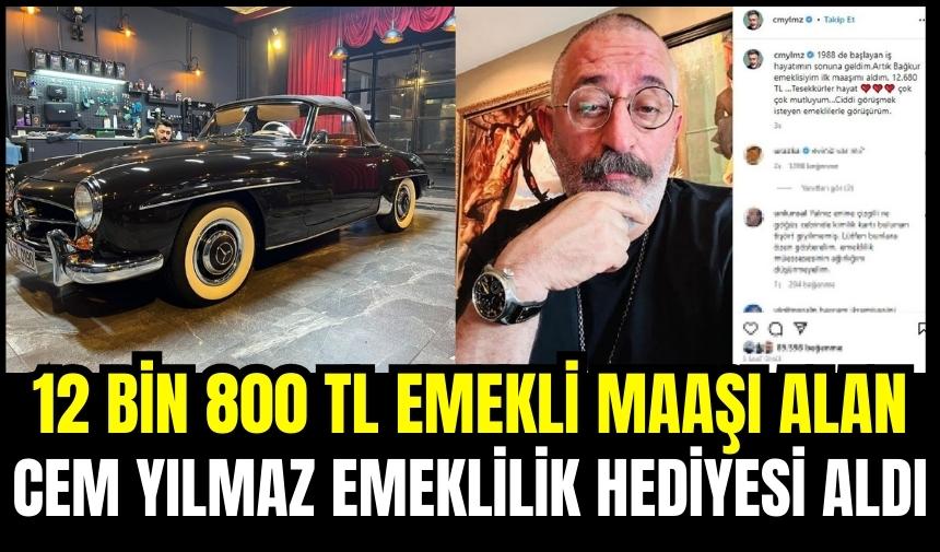 Cem Yılmaz kendisine emeklilik hediyesi aldı