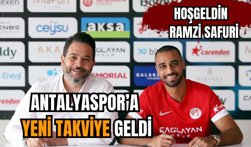 Antalyaspor’a yeni takviye geldi