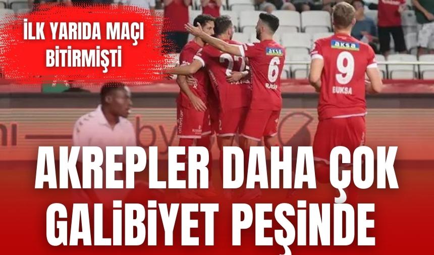 Samsunspor'u yenen Akrep daha çok galibiyet peşinde