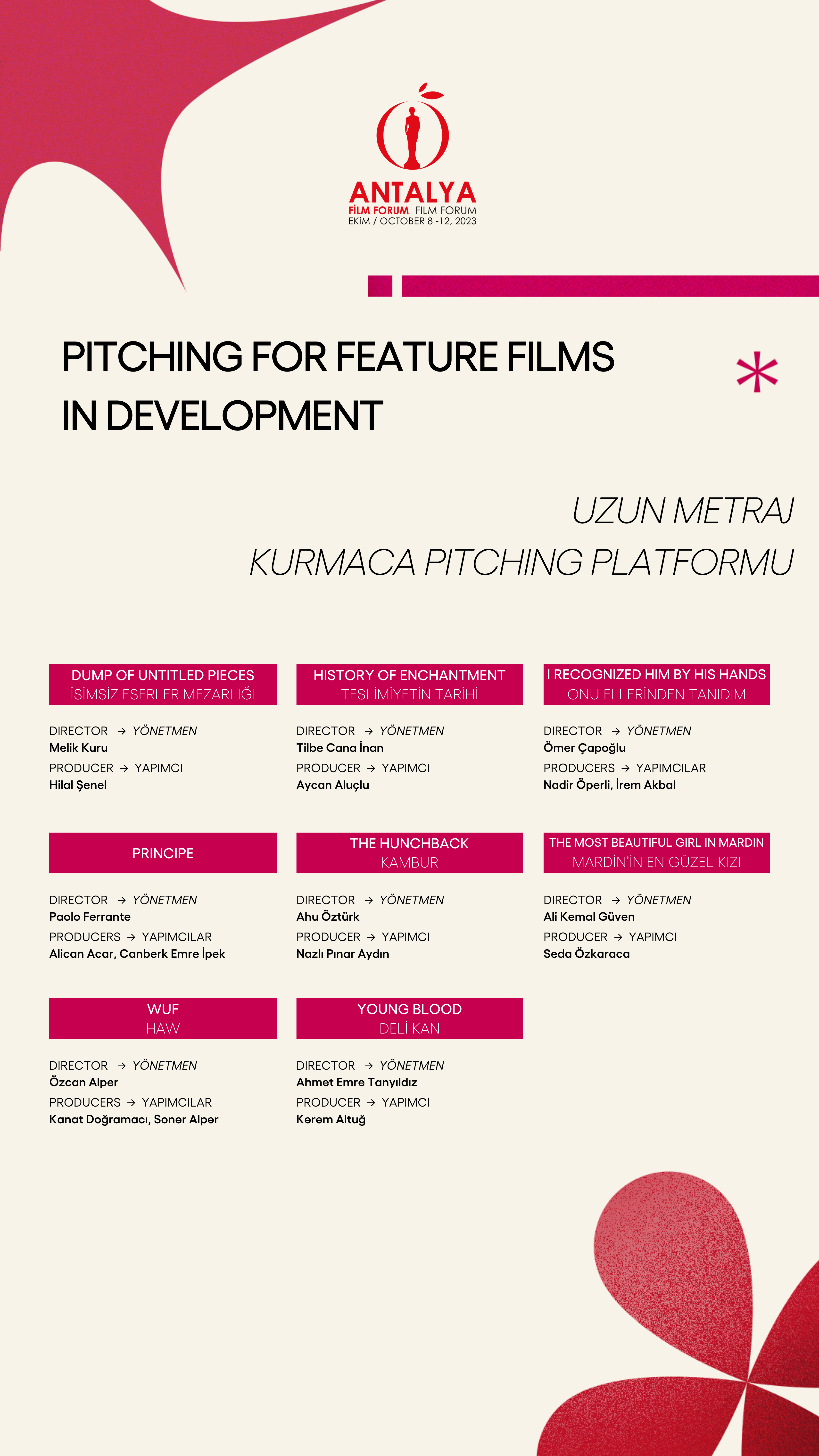 Uzun Metrajlı Kurmaca Pitching Platformu