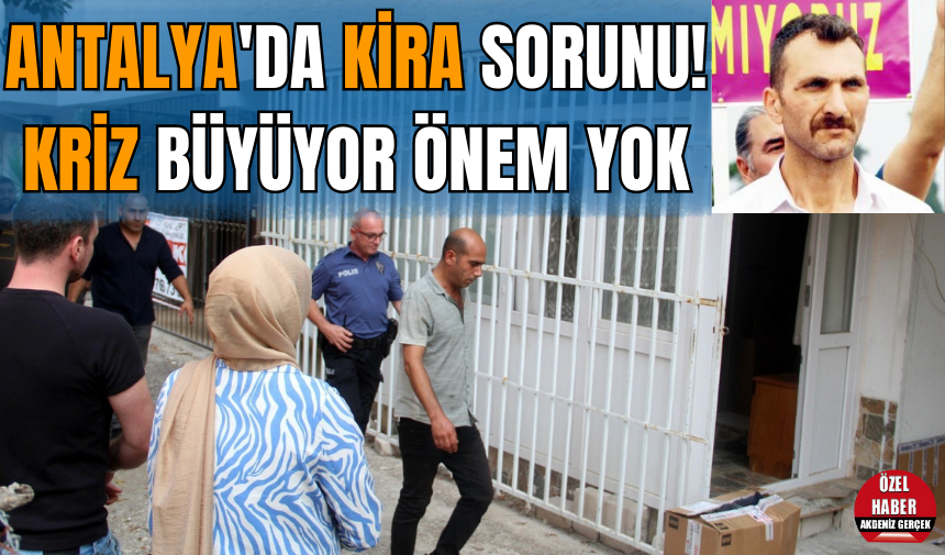 Antalya'da kira sorunu! Kriz büyüyor önem yok