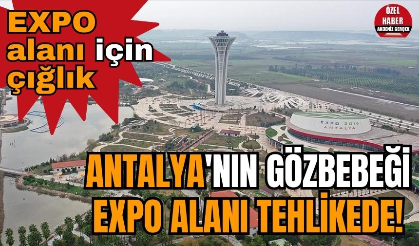 Antalya'nın gözbebeği EXPO alanı tehlikede! EXPO alanı için çığlık