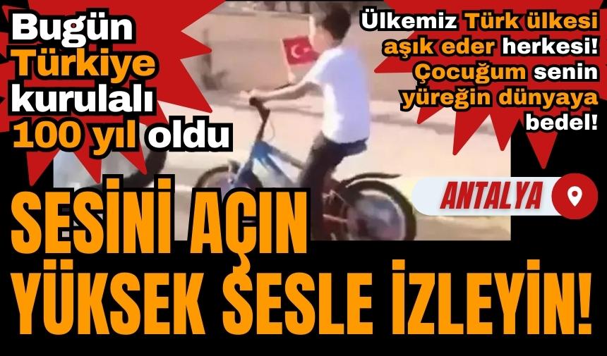 Sesini açın yüksek sesle izleyin! Ülkemiz Türk ülkesi aşık eder herkesi! Çocuğum senin yüreğin dünyaya bedel!