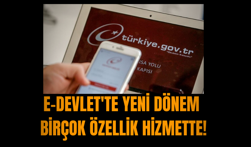 E-Devlet'te yeni dönem: Birçok özellik hizmette!