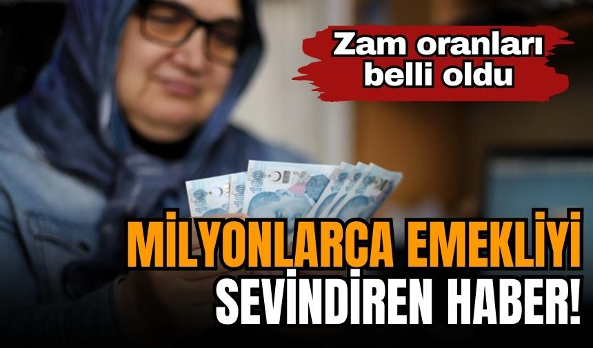 Milyonlarca emekliyi sevindiren haber! Zam oranları belli oldu