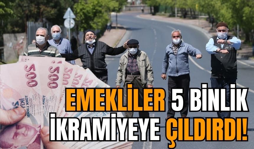 Emekliler 5 binlik ikramiyeye çıldırdı!