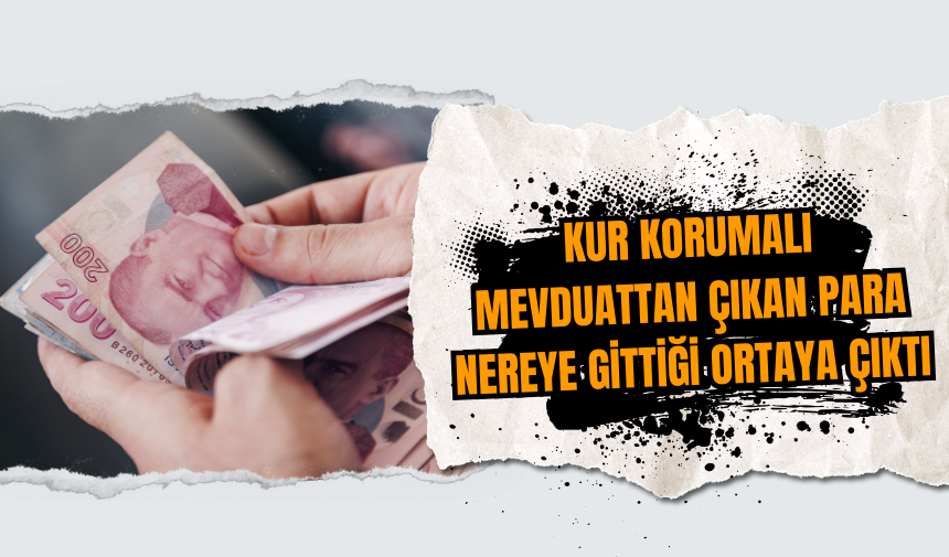 Kur Korumalı Mevduattan Çıkan Para Nereye Gittiği Ortaya Çıktı