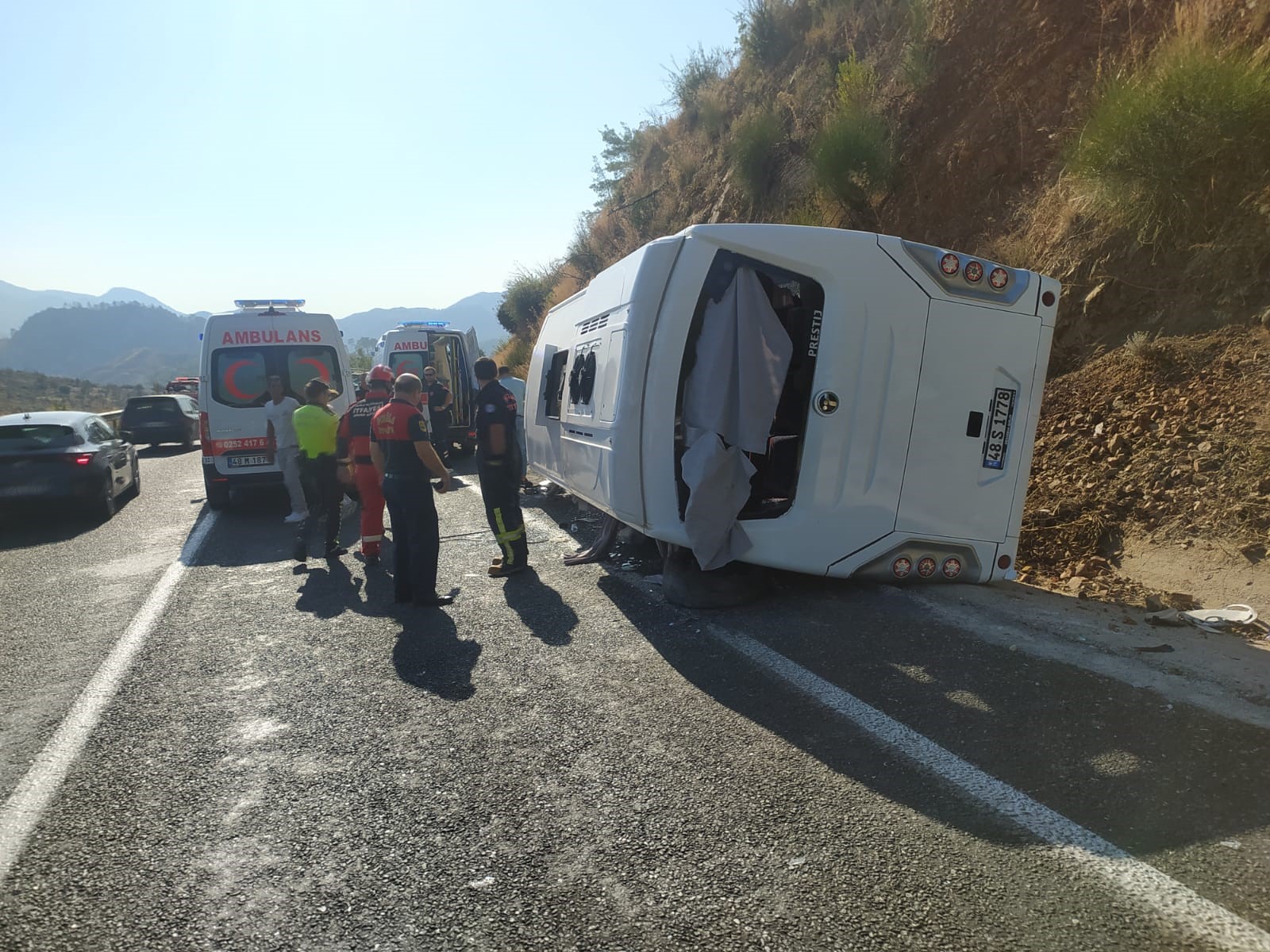 Muğla'da otobüsle personel servisi çarpıştı 4 kişi öldü