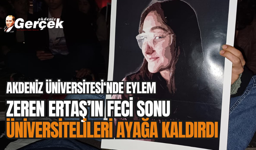 Antalya'da üniversitede KYK protestosu