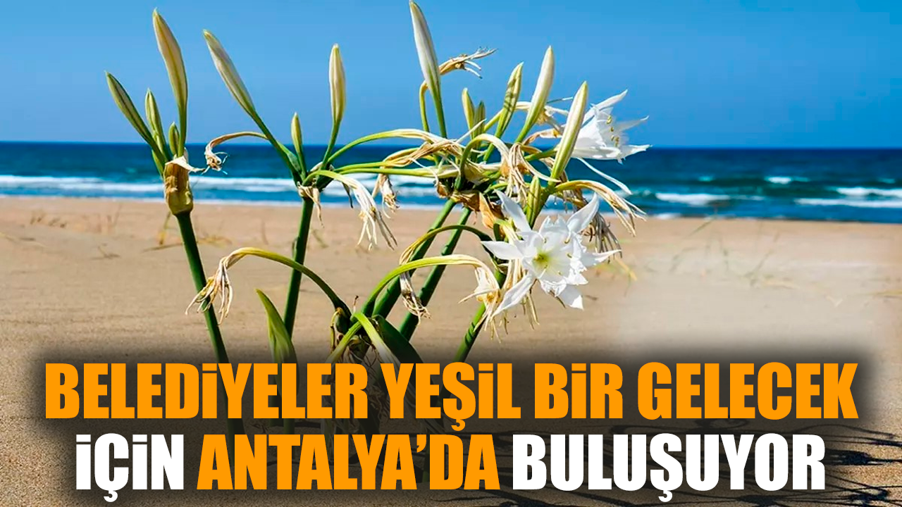 Belediyeler yeşil bir gelecek için Antalya’da buluşuyor