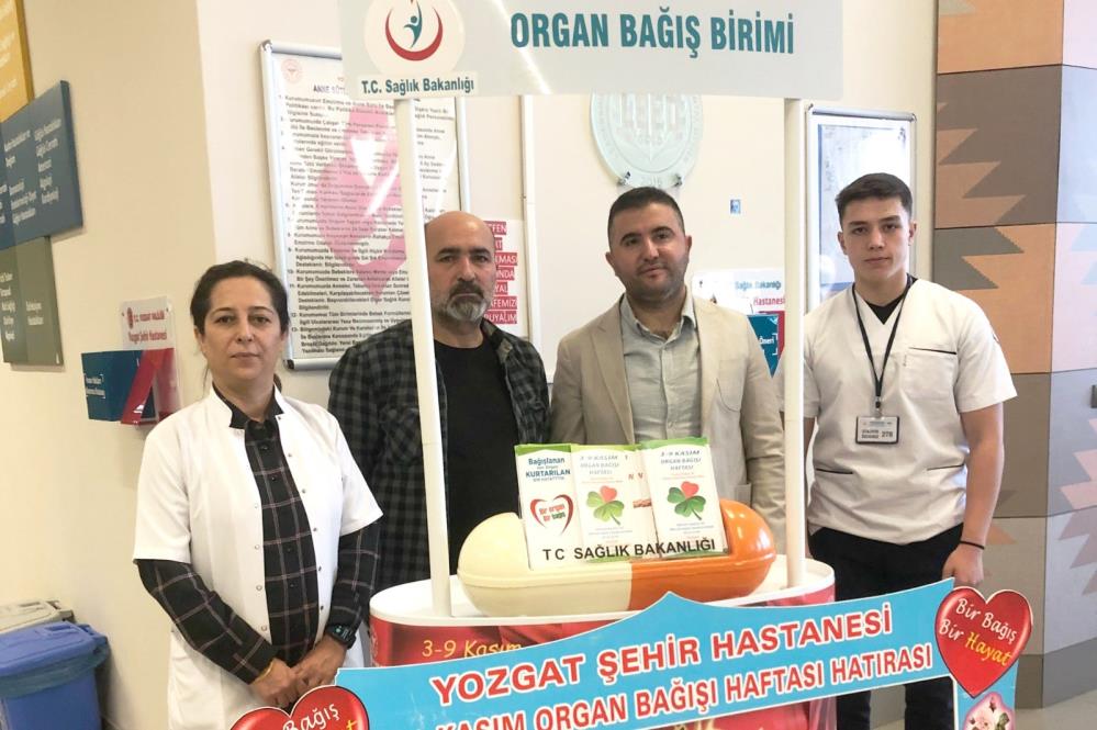 Yozgat Şehir Hastanesi Başhekimi sağlık çalışanları ve vatandaşları organ bağışına davet ediyor