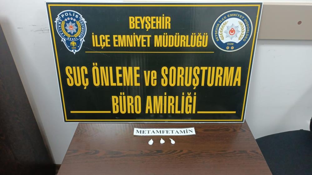 Beyşehir'de uy*şturucu kaçakçısı yakalandı