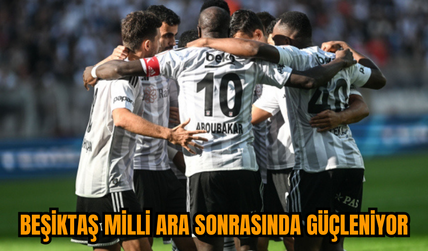 Beşiktaş milli ara sonrasında güçleniyor