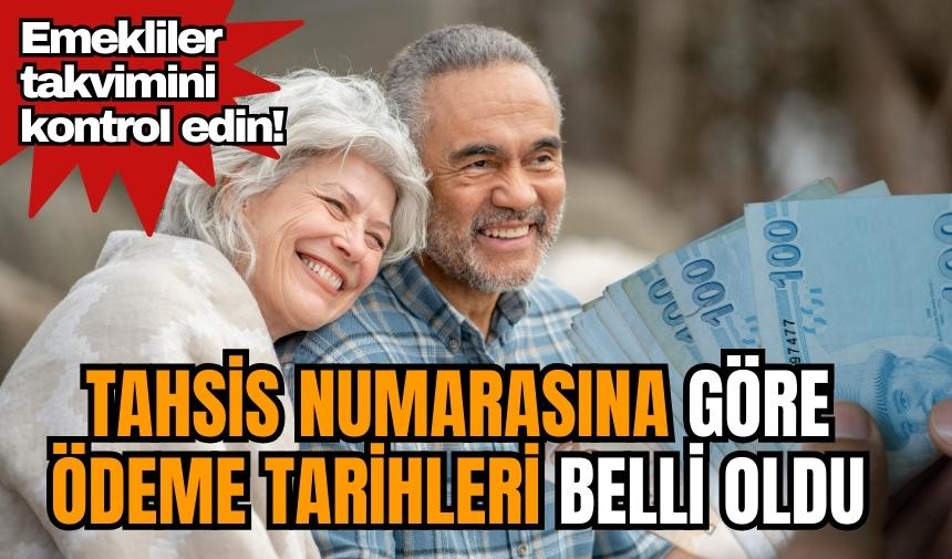 Emekliler takvimini kontrol edin! Tahsis numarasına göre ödeme tarihleri belli oldu