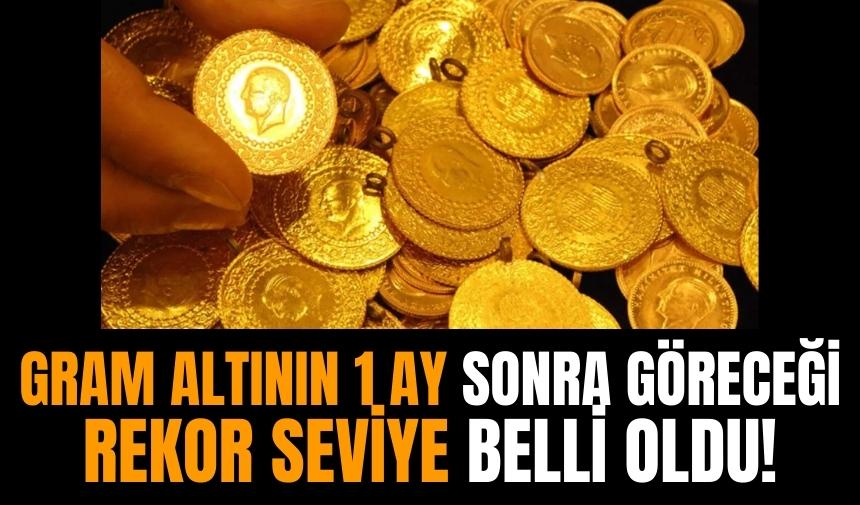 Altın rekor peşinde! Gram altın 1 ay sonra yeni zirveye hazırlanıyor