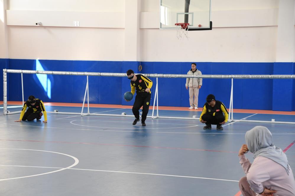 Isparta'da goalball farkındalık maçı yapıldı