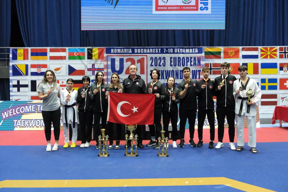 Türkiye Avrupa Ümitler Taekwondo Şampiyonası'nda şampiyon oldu