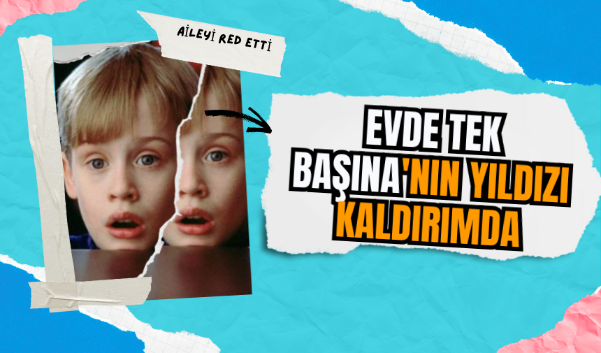 Evde Tek Başına'nın yıldızı kaldırımda