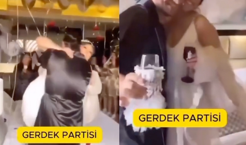 Sonunda bu da oldu: Gerdek Partisi