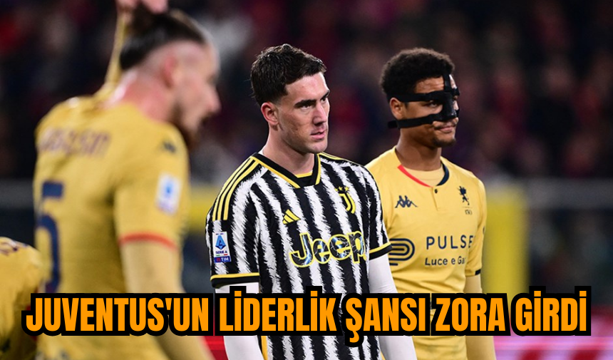 Juventus'un liderlik şansı zora girdi