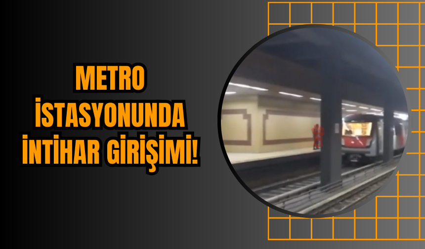 Metro İstasyonunda İntihar Girişimi!