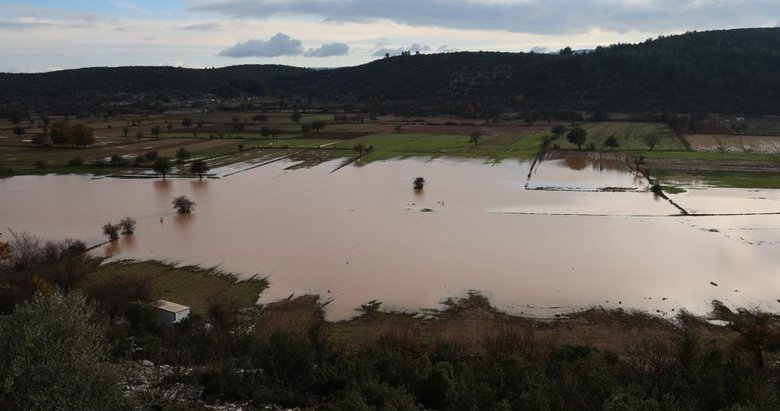 Aralık yağışları sevindirdi! Muğla'da yapay gölet oluştu