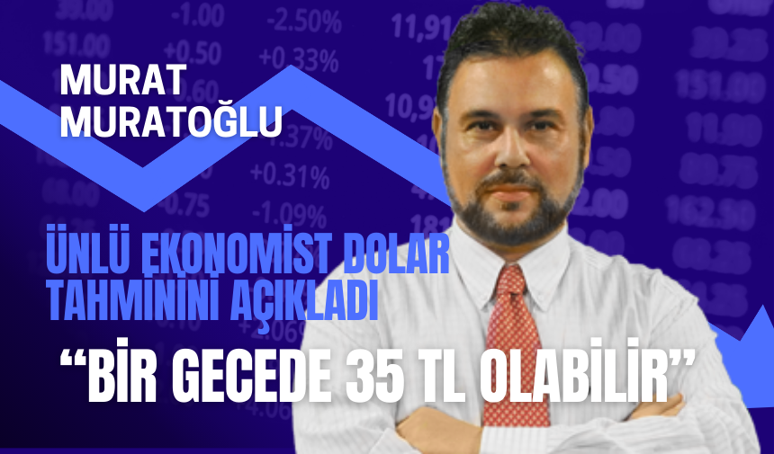 Ünlü Ekonomist Dolar Tahminini Açıkladı: Bir Gecede 35 TL Olabilir