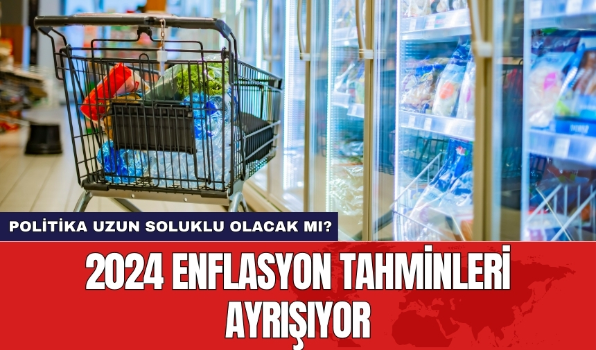 2024 enflasyon tahminleri ayrışıyor: Politika uzun soluklu olacak mı?