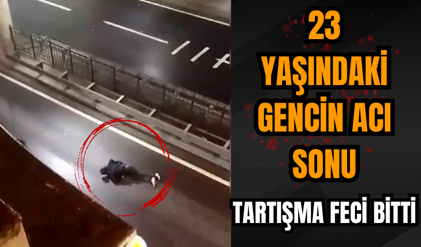 Tartışmanın Acı Sonu: Üst geçitten atlayıp intihar etti