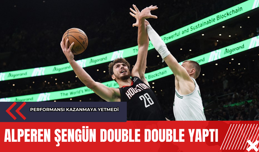 Alperen Şengün double double yaptı