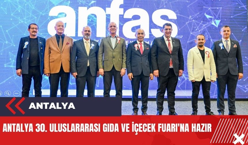 Antalya'da 6-9 Şubat arasında gıda içecek fuarı yapılacak