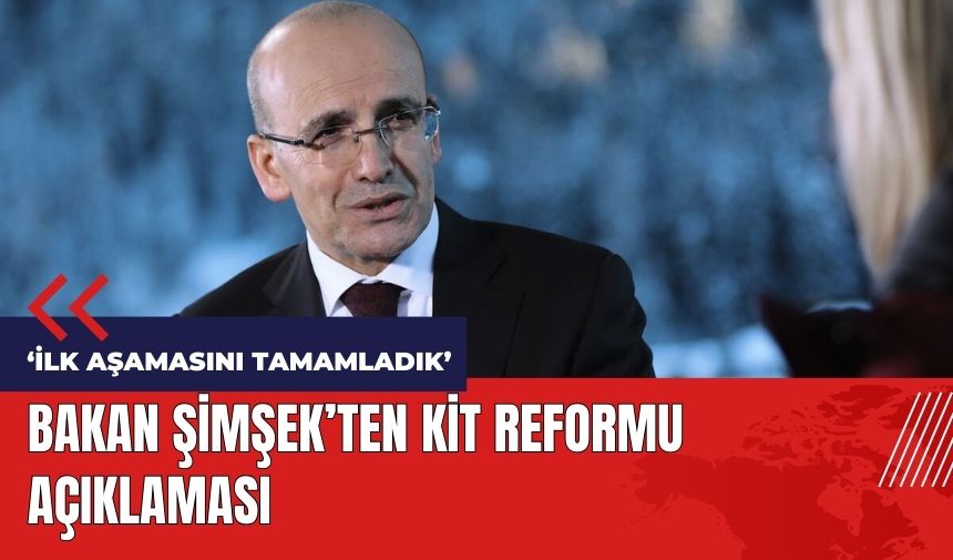 Bakan Şimşek'ten KİT reformu açıklaması: İlk aşamasını tamamladık