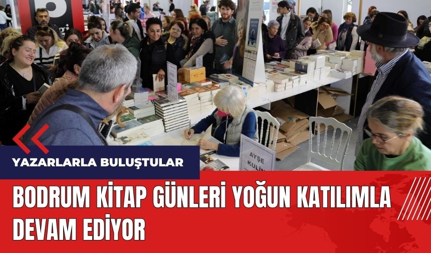 Bodrum Kitap Günleri'ne yoğun ilgi