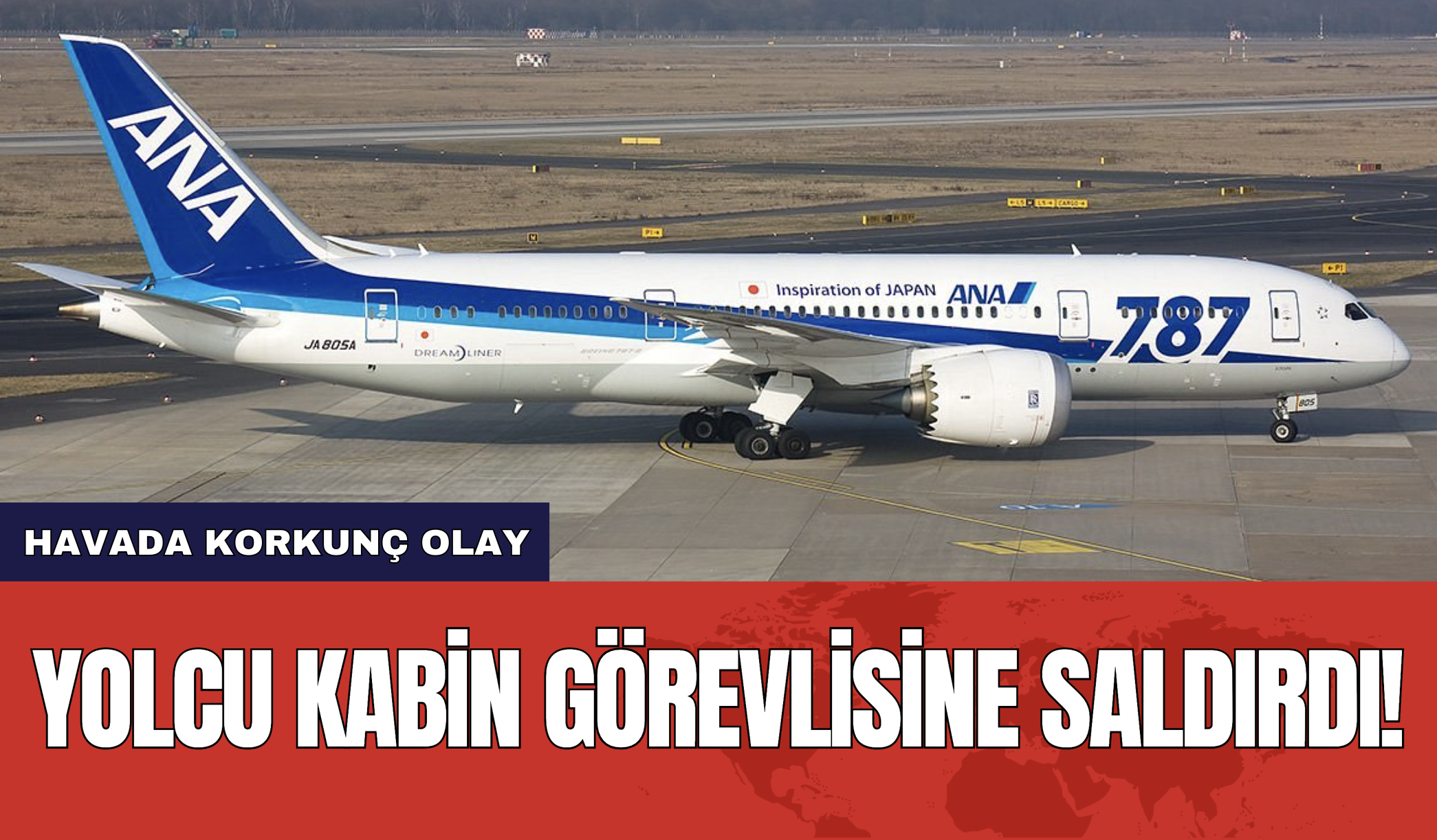 Havada korkunç olay: Yolcu kabin görevlisinin kolunu ısırdı