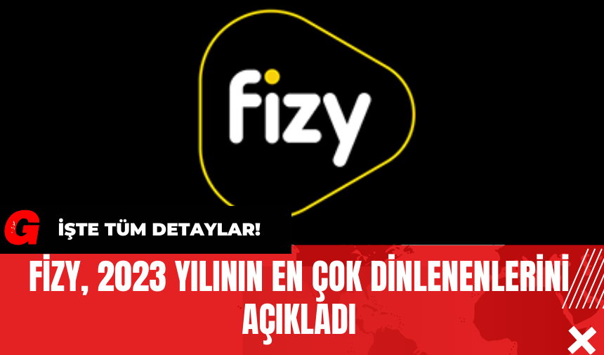 Fizy 2023 Yılının En Çok Dinlenenlerini Açıkladı