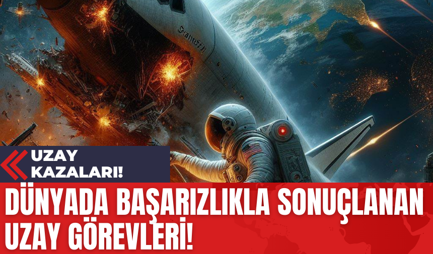 Dünyada Başarızlıkla Sonuçlanan Uzay Görevleri! Uzay Kazaları!