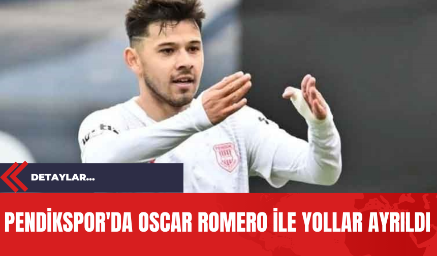 Pendikspor'da Oscar Romero İle Yollar Ayrıldı