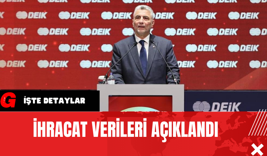 İhracat Verileri Açıklandı