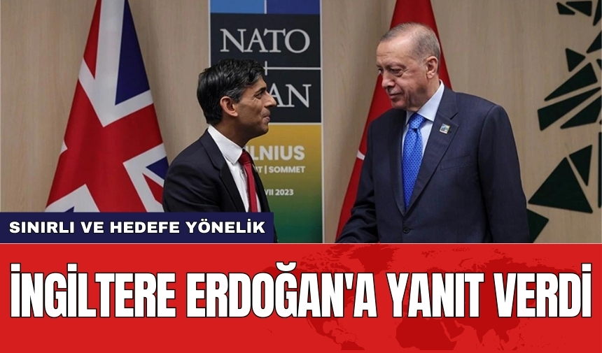 İngiltere Erdoğan'ın saldırısına yanıt verdi