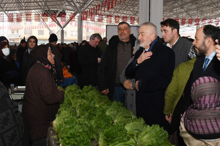 Isparta'da Kardan Çöken Kapalı Pazar Yeniden Inşa Edildi