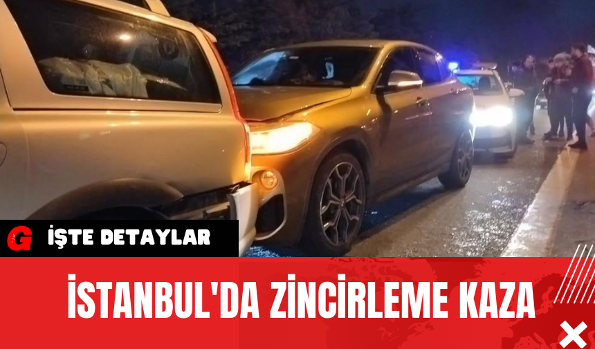 İstanbul'da  Zincirleme Kaza