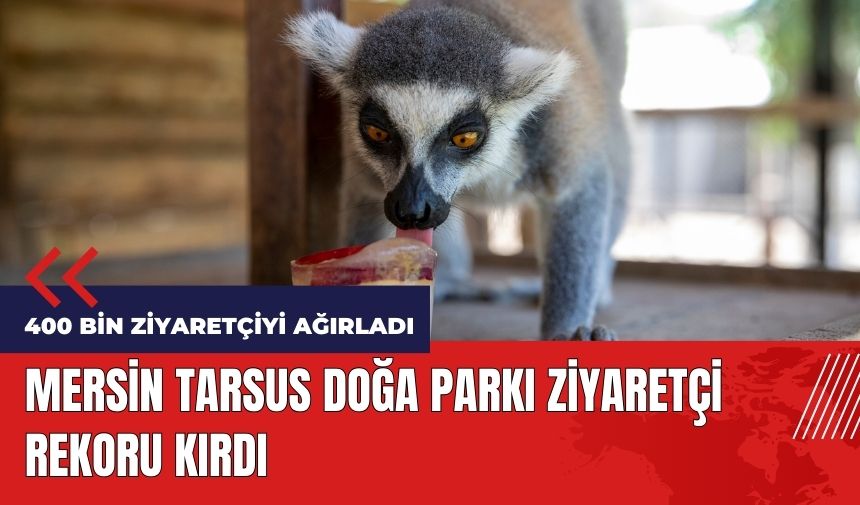 Mersin Tarsus Doğa Parkı ziyaretçi rekoru kırdı