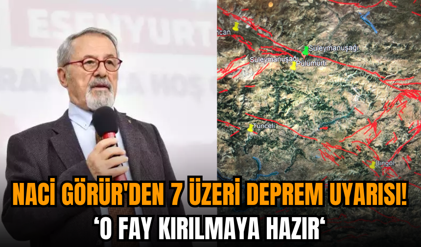 Naci Görür'den 7 üzeri deprem uyarısı: O fay kırılmaya hazır