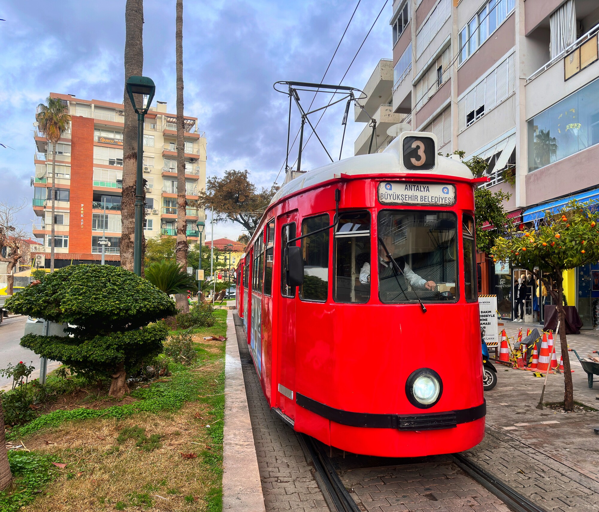 Antalya Nostalji Tramvay Hattı seferleri durduruldu