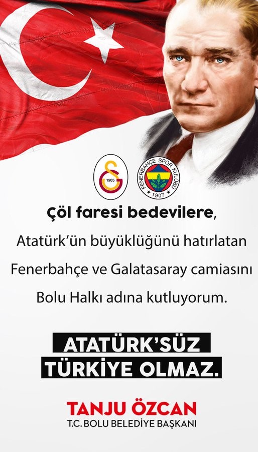 Suudi Arabistan Ile Atatürk Krizinde Afiş Astıran Tanju Özcan'a Soruşturma Açıldı! 